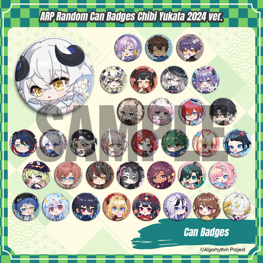 ARP_Random Can Badges Chibi Yukata 2024 ver. [Blind Bag Total 35 Types]