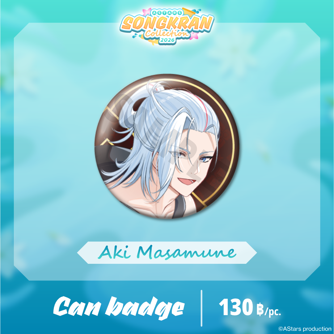 AStars Songkran Collection 2026 Can Badge - Aki Masamune