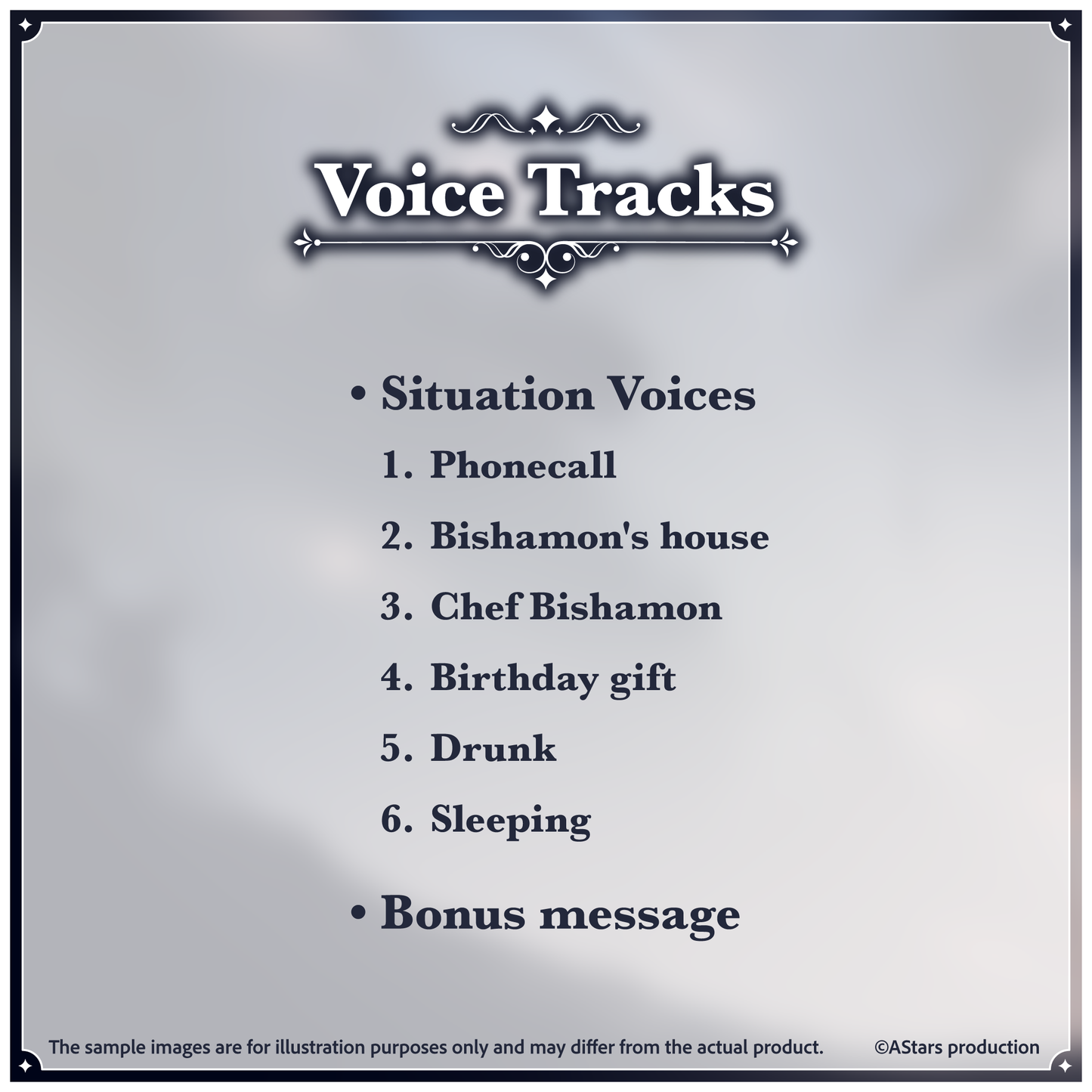 [ Bishamon Birthday 2025 ] Birthday Voice Pack