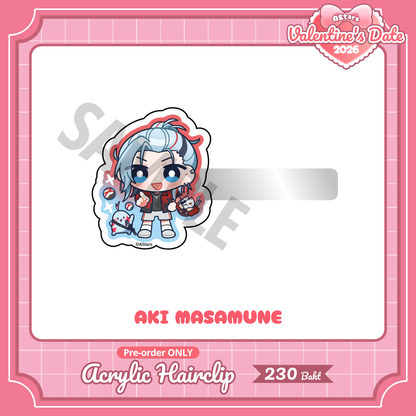 [ PRE-ORDER ] AStars Valentine Acrylic Hair Clip