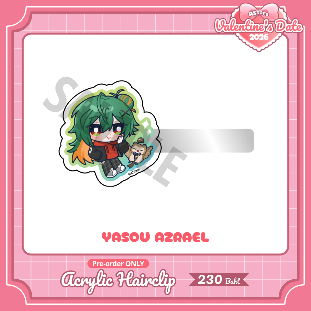 [ PRE-ORDER ] AStars Valentine Acrylic Hair Clip