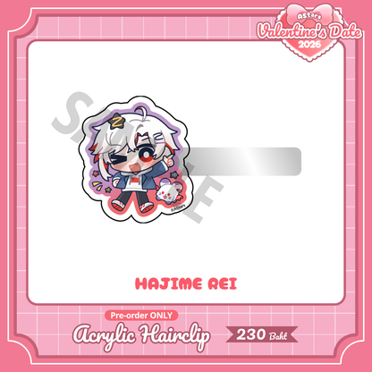 [ PRE-ORDER ] AStars Valentine Acrylic Hair Clip