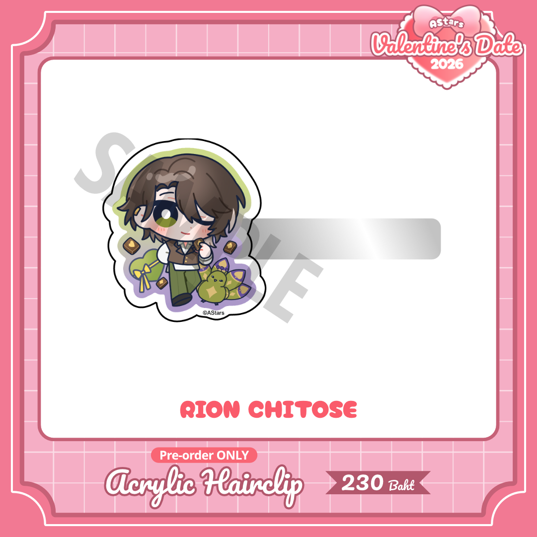 [ PRE-ORDER ] AStars Valentine Acrylic Hair Clip