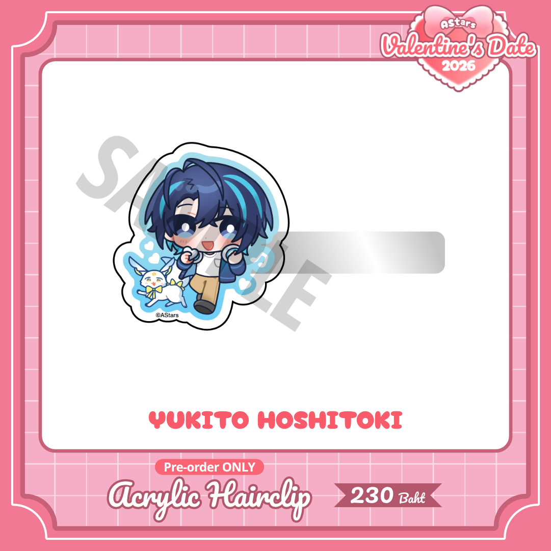 [ PRE-ORDER ] AStars Valentine Acrylic Hair Clip