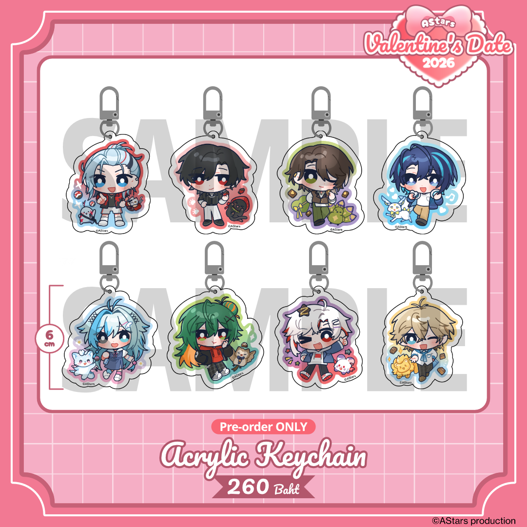 [ PRE-ORDER ] AStars Valentine Acrylic Keychain
