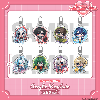 [ PRE-ORDER ] AStars Valentine Acrylic Keychain