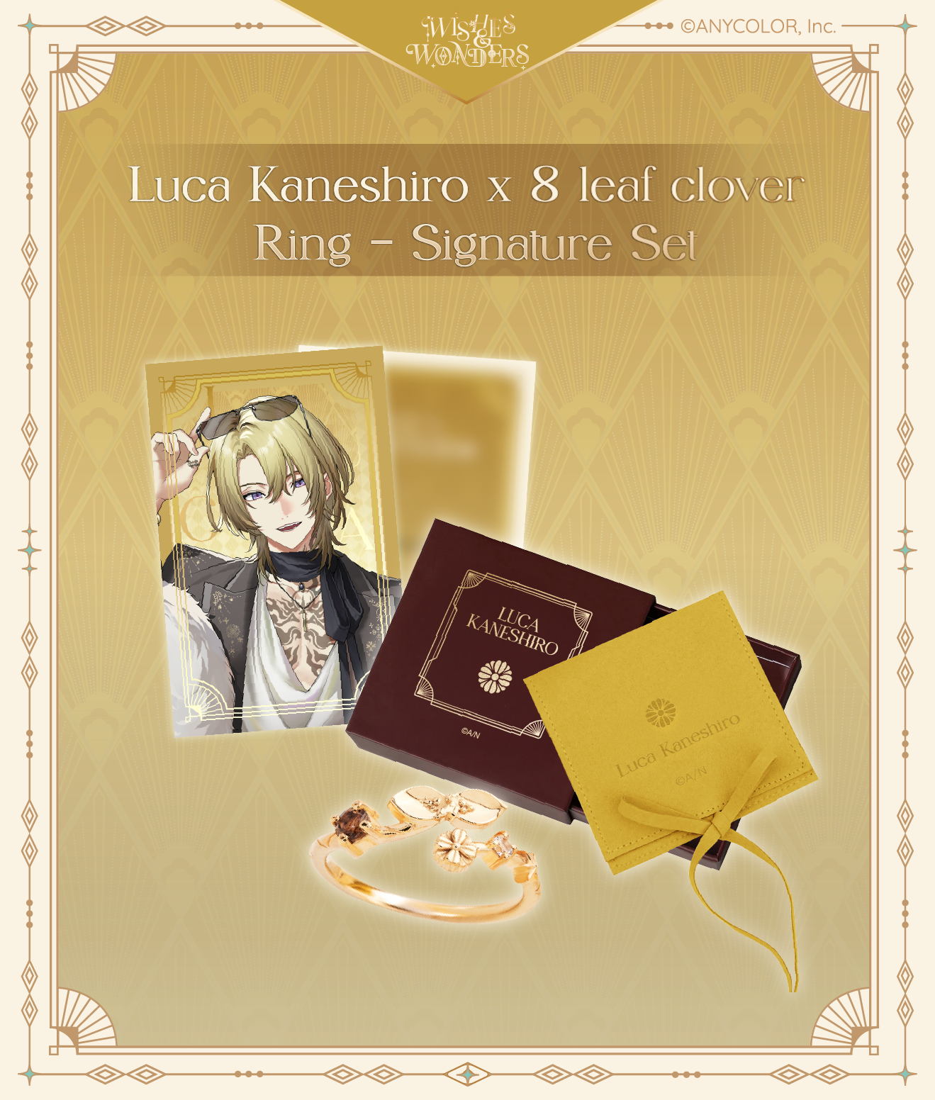 [ PRE-ORDER ] Applesin x NIJISANJI EN : Wishes & Wonders Luca Kaneshiro