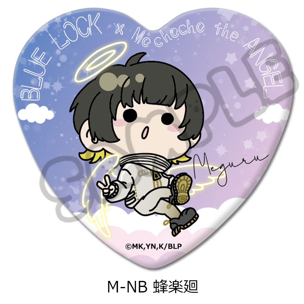 BLUE LOCK_Heart-Shaped Can Badge  -  Meguru Bachira