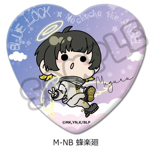 BLUE LOCK_Heart-Shaped Can Badge  -  Meguru Bachira
