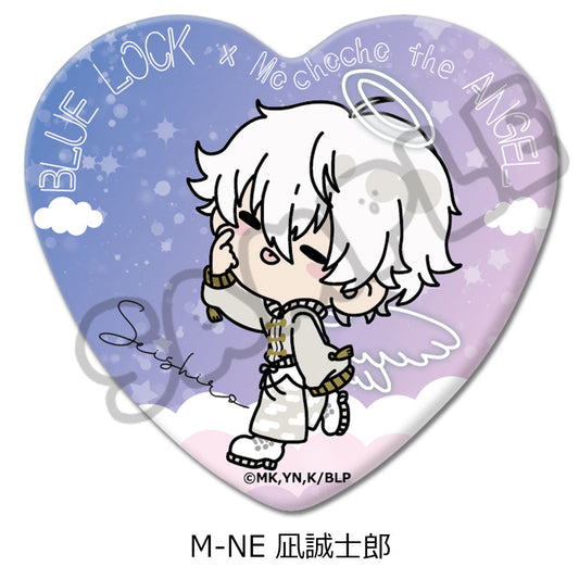 BLUE LOCK_Heart-Shaped Can Badge  -  Seishiro Nagi