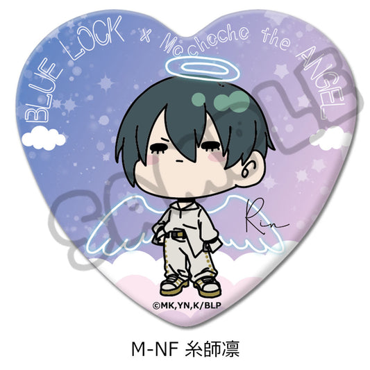 BLUE LOCK_Heart-Shaped Can Badge  -  Rin Itoshi