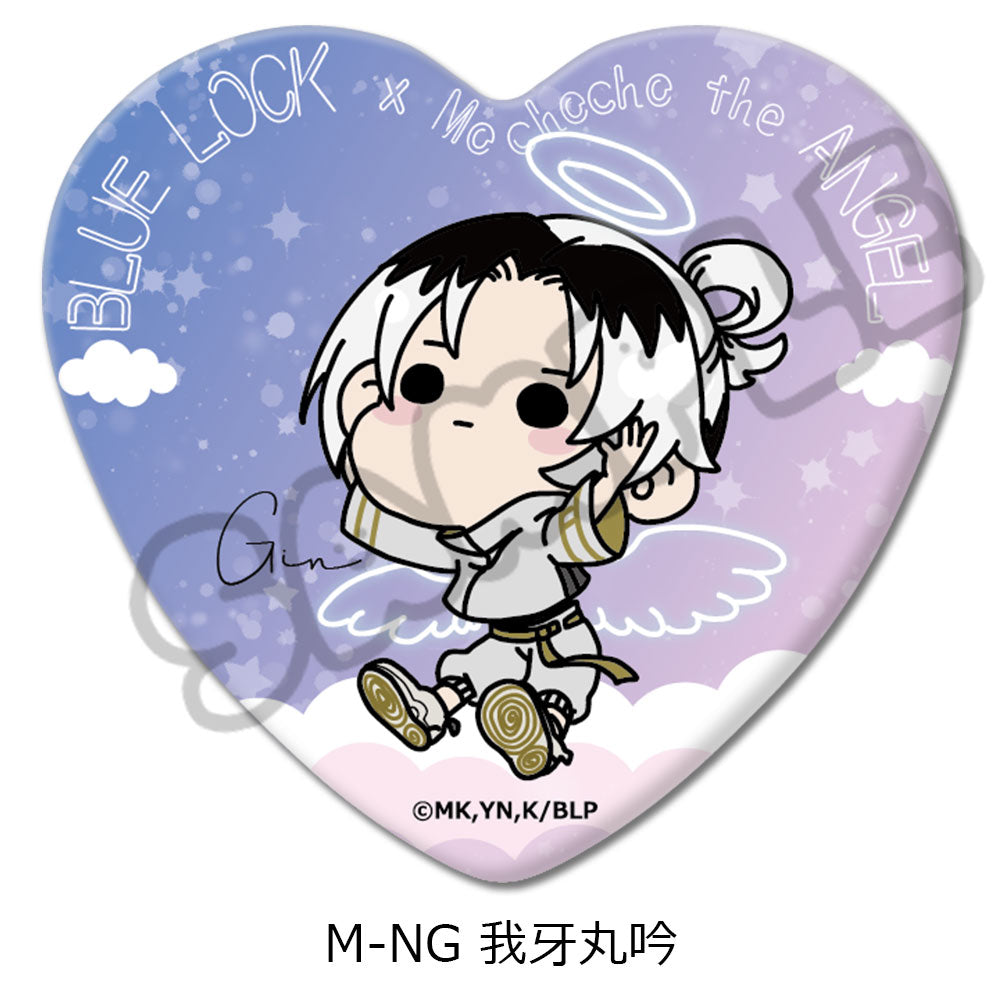 BLUE LOCK_Heart-Shaped Can Badge  -  Gin Gagamaru
