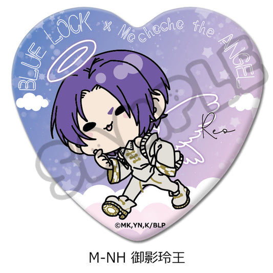 BLUE LOCK_Heart-Shaped Can Badge  -  Reo Mikage