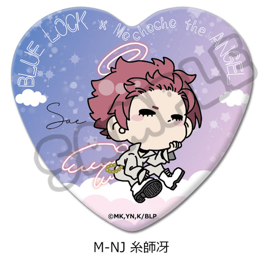 BLUE LOCK_Heart-Shaped Can Badge  -  Sae Itoshi