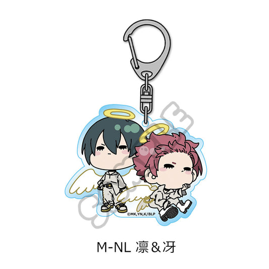 BLUE LOCK_Acrylic Keychain  -  Rin Itoshi & Sae Itoshi