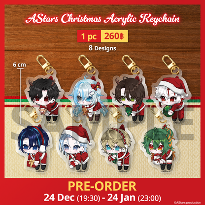 [ PRE-ORDER ] AStars Christmas Acrylic Keychain