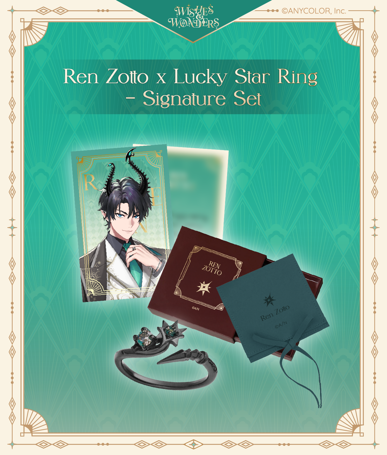 [ PRE-ORDER ] Applesin x NIJISANJI EN : Wishes & Wonders Ren Zotto