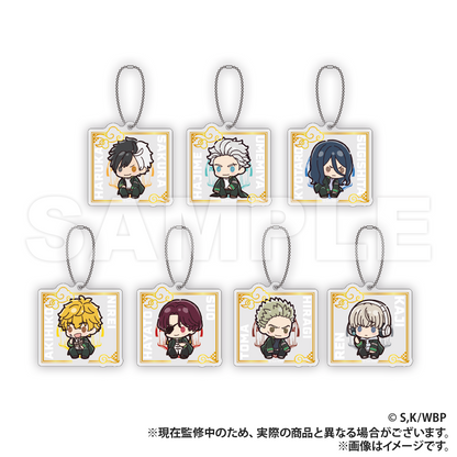 WIND BREAKER_Foil-Stamped Acrylic Keychain (PUCHI KYUN Series)  -  Haruka Sakura