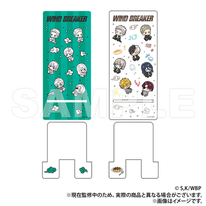 WIND BREAKER_Acrylic Smartphone Stand (PUCHI KYUN Series)  -  white