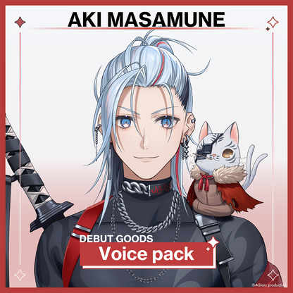 Aki Masamune Debut Goods & Voice pack