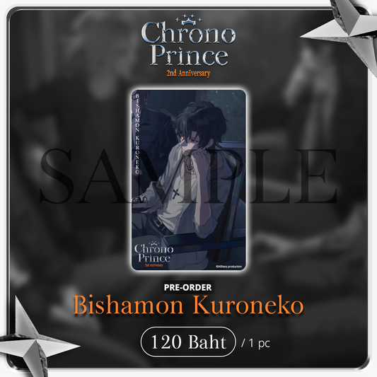[PRE-ORDER] Chrono prince 2nd Anniversary PVC Collectible Card - Bishamon Kuroneko