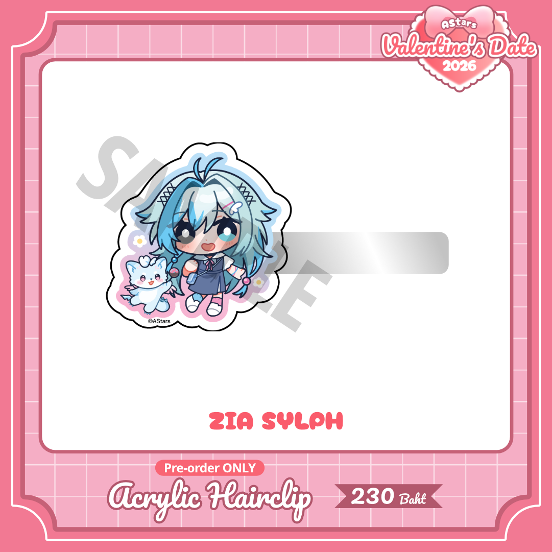 [ PRE-ORDER ] AStars Valentine Acrylic Hair Clip