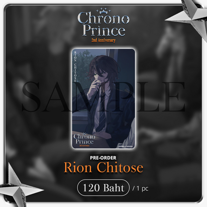 [PRE-ORDER] Chrono prince 2nd Anniversary PVC Collectible Card - Rion Chitose